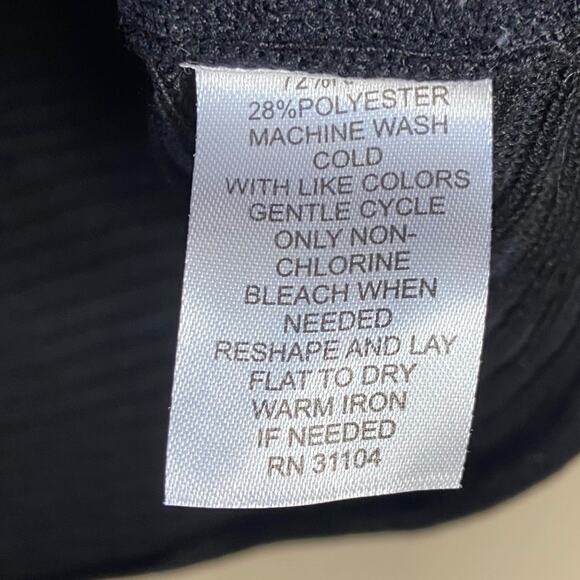 New Directions Black Dolman Sweater Size XL New With Tags - Picture 4 of 8